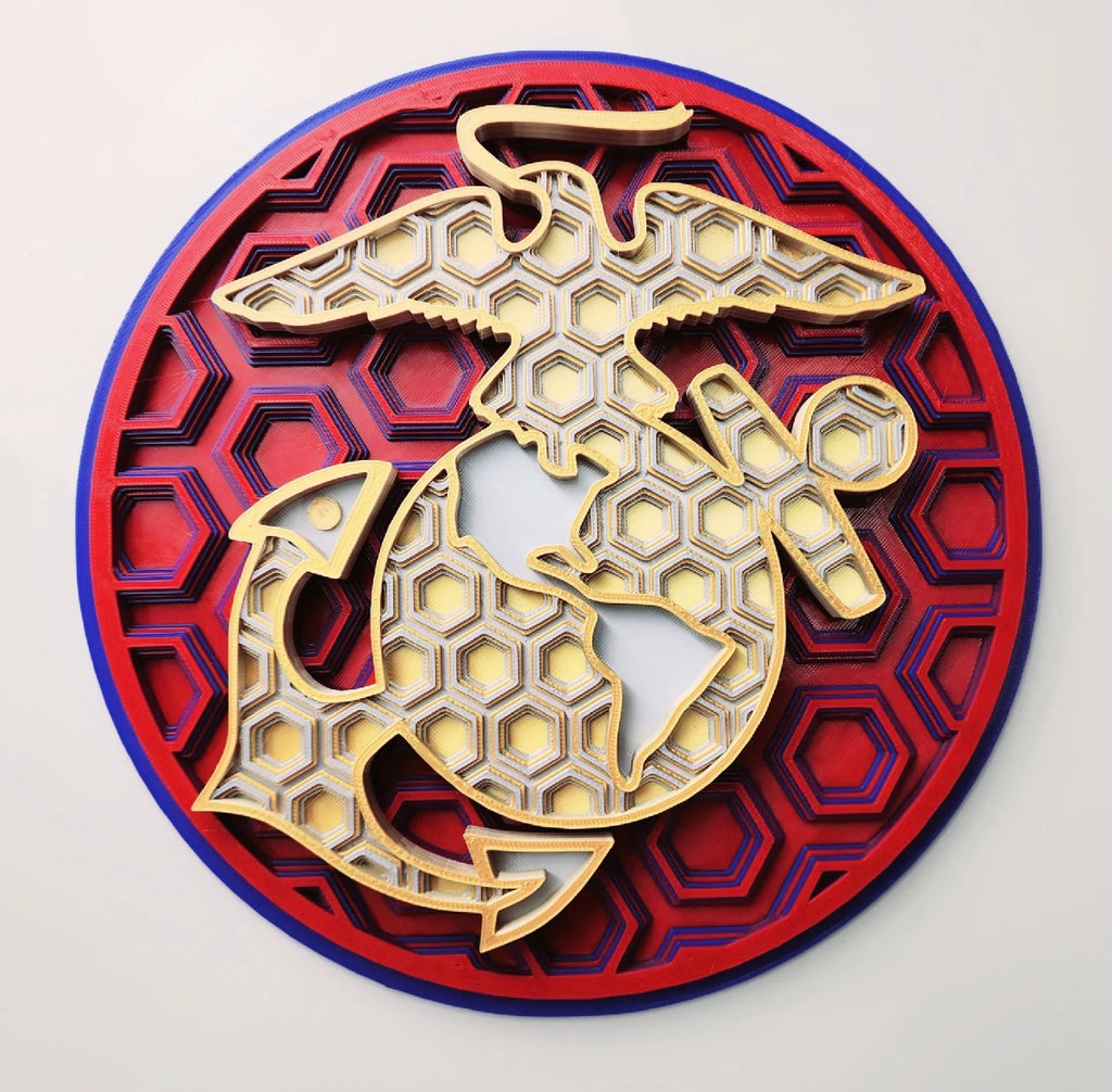 US Military Layered 3D Wall Art – $20 Each (Get Your Branch FREE When You Order All!)